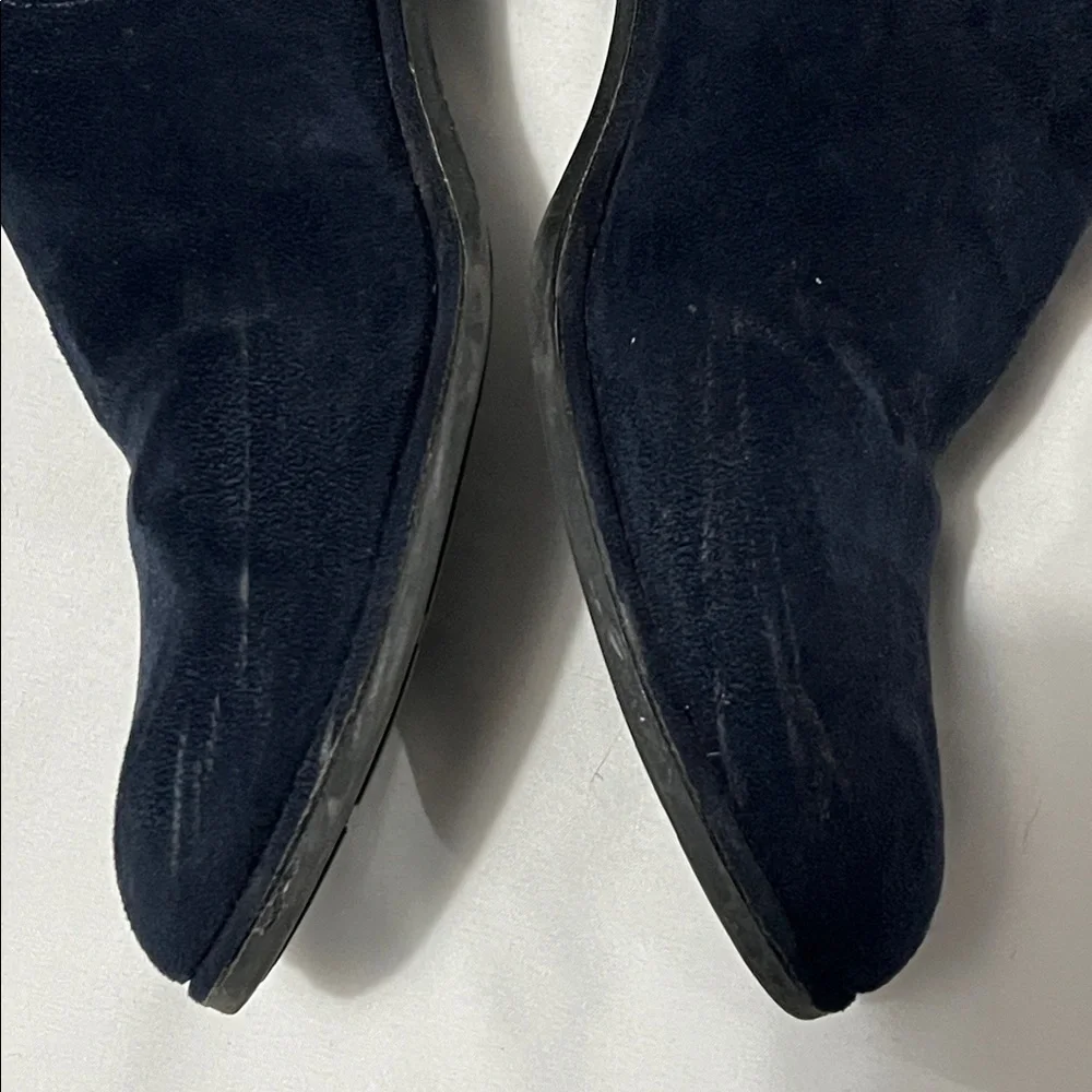 Marc Fisher “Hulie” Navy Suede Over the Knee Boots
